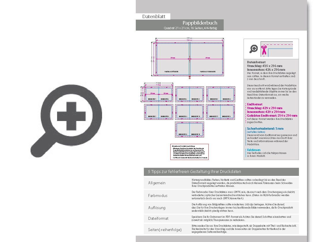 Product Bild pappspeisekarten_mit_lay-flat-bindung__quadrat_21_x_21_cm__16_seiten__4_4-farbig_beidseitig_bedruckt